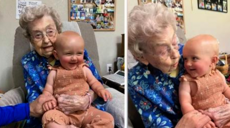 Woman celebrates 100th birthday on the same day as her great-great-granddaughter’s 1st birthday