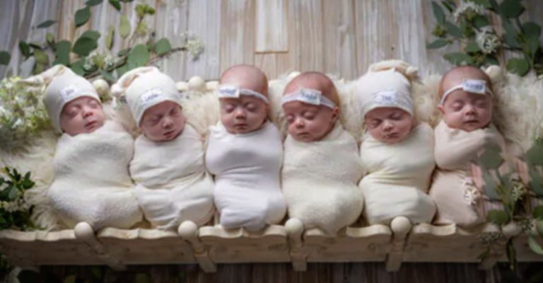 Meet The Miracle Sextuplets Born 10 Weeks Forming The Most Beautiful Rainbow