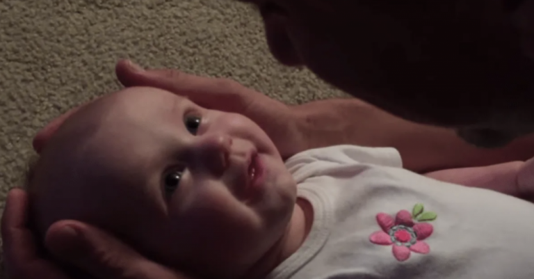 Dad Leans in and Starts Singing. Check Out His Baby’s Reaction. a Very Loving Moment!