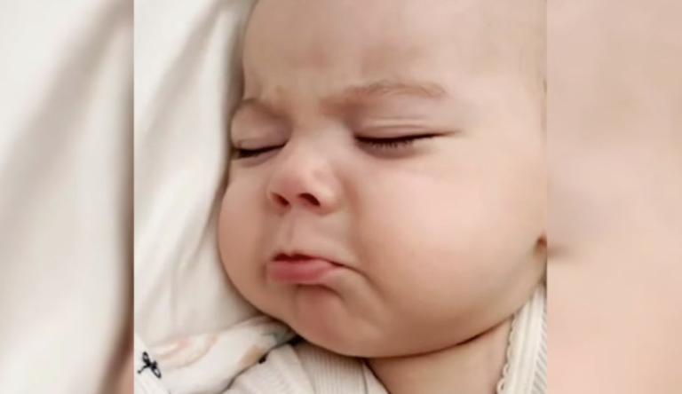 Cuteness Overload: Baby Shows Multitude Of Emotions While Sleeping