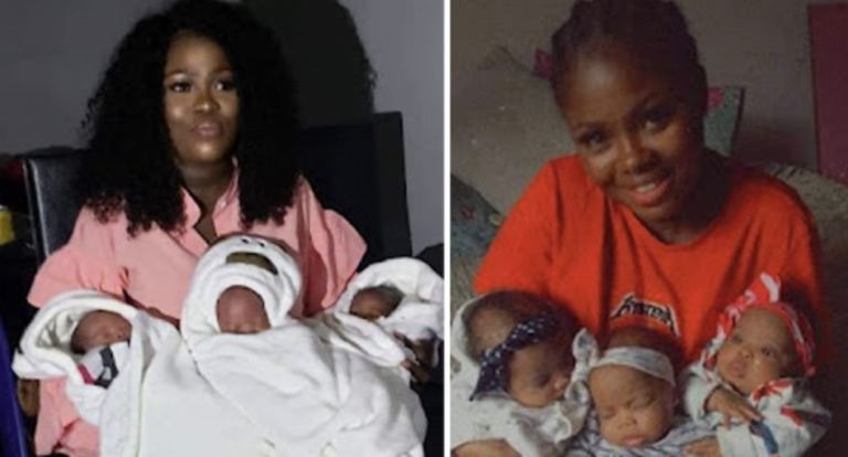 Woman Welcomes Triplets After 7 Years Of Waiting