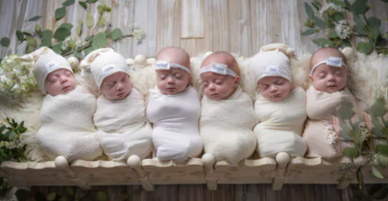 Meet The Miracle Sextuplets Born 10 Weeks Forming The Most Beautiful Rainbow