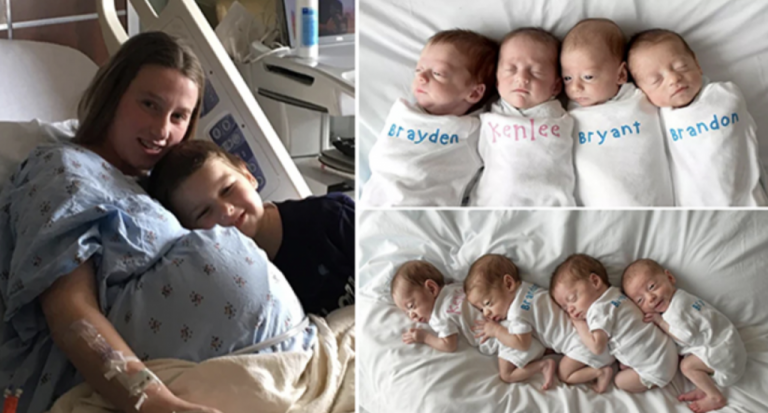 Georgia Couple Welcomes Quadruplets Just in Time for Christmas “My 4 Precious Miracle Babies”