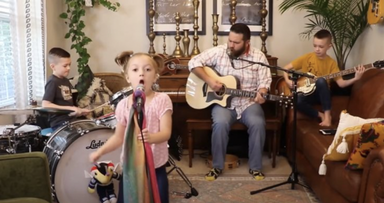 Family Band Who Rocked Out During Quarantine Is Back With A New Take.