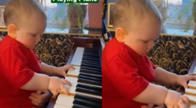 17-Month-Old Baby Playing the Piano Might Be The Future Mozart