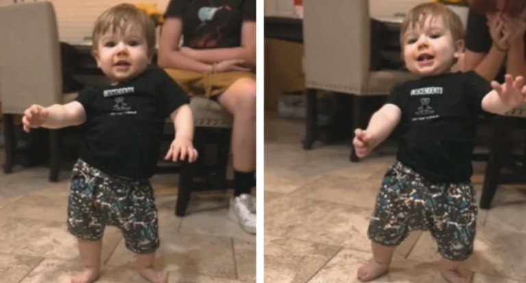 Baby Dances Like Nobody’s Watching When He’s Supposed To Be Taking 1st Steps!