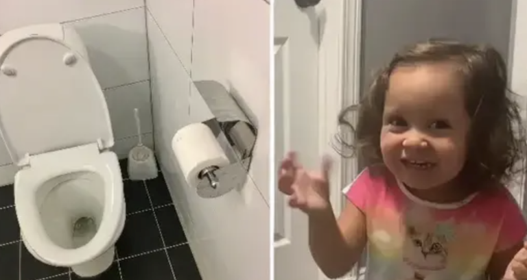 Toddler Hilariously Explains Why You Can’t Go in This Room After Dad…