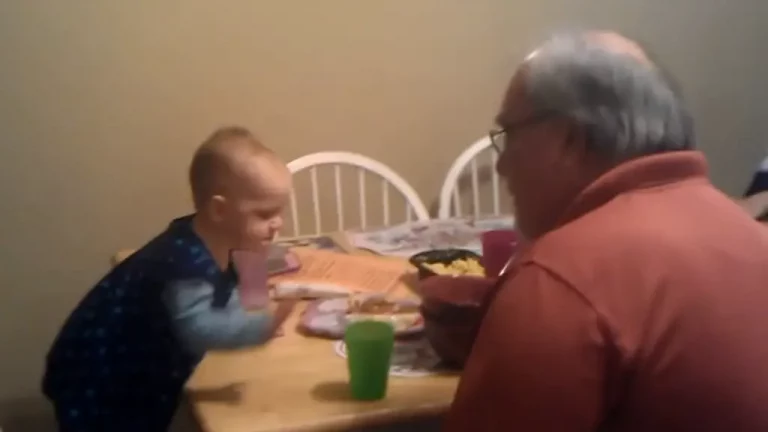 Precocious Baby Has an Epic Debate With Grandpa – Guess Who Wins