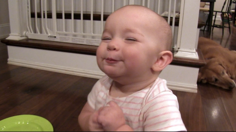 Twin Babies Sharing Too Many Marshmallows