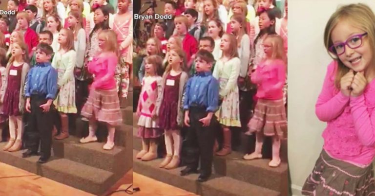 6-Year-Old Girl’s Rocking Performance During Church Choir Goes Viral