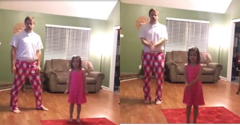 The dance of the father with his daughter has gathered more than 14 million views.