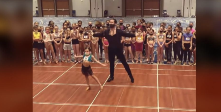 Pro dancer picks little girl as his dance partner only to learn she’s even better than he is