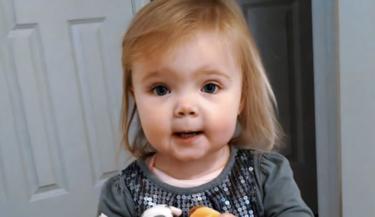 With a classic nursery rhyme, a cute 2-year-old breaks the internet.