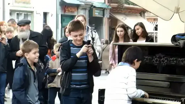 3 Boys Walk Up to a Public Piano – One Sits Down and Stuns the Crowd