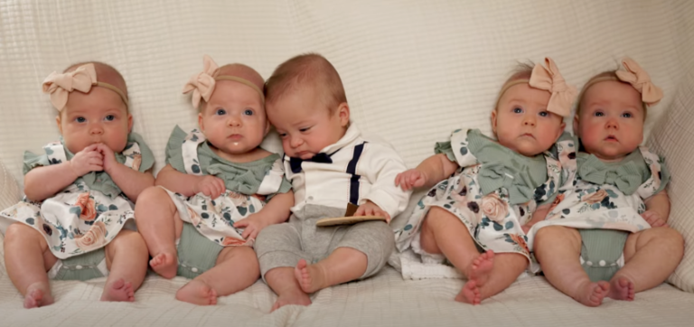 Celebrating Half A Year Of Joy: Happy 6 Months To The Freels Quintuplets