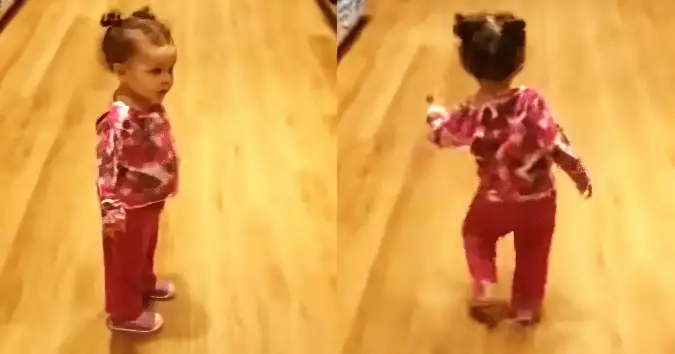 Mommy Said No Running – So She Does This Instead…