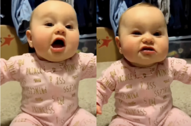 Get your dose of positive vibes for the day by watching this baby