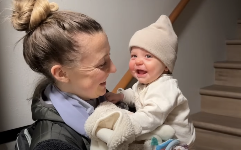 Baby Says “DADA” For The First Time