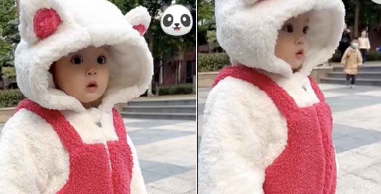 Adorable Little One Dressed as a Panda – Overflowing Cuteness