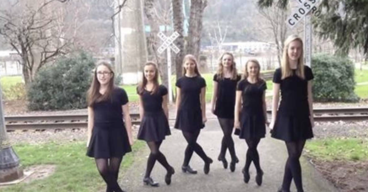 Irish Dancers Perform To “Footloose” Song