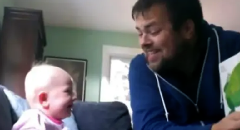 He Sat Down to Read a Book, This Precious Moment Captured Will Melt Your Heart