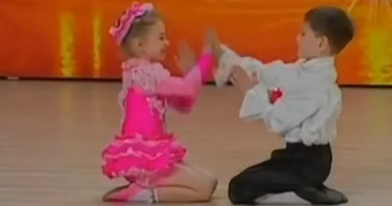 He Takes Her Hand in His, and When the Music Starts, These Cuties Perform the Cutest Dance Ever