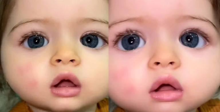 Meet The Cutest Baby Girl With Enchanting Blue Eyes