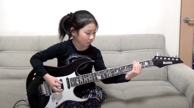 This Cute 8-Year-Old Girl Will Make You Wanna Quit Playing The Guitar. Unbelievable!