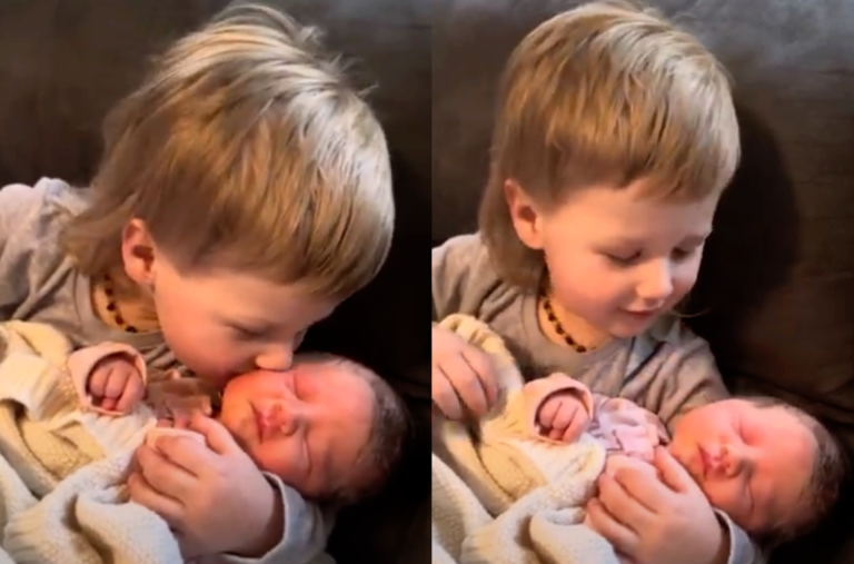 Kade Embraces New Role, Nurturing And Getting To Know Baby Sister Reese