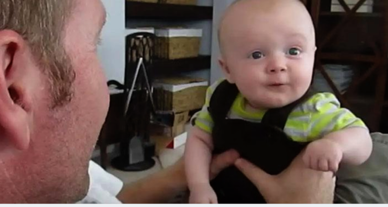 Tiny Baby Tells His Dad All About His Crazy Adventures – Sweet Video Earns Over 4 Million Views