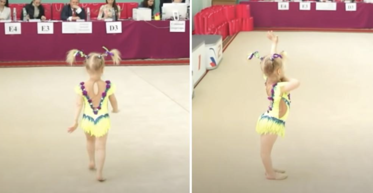 Tiny Gymnast Scores 1st Place and Over 12m Views With Adorable Routine