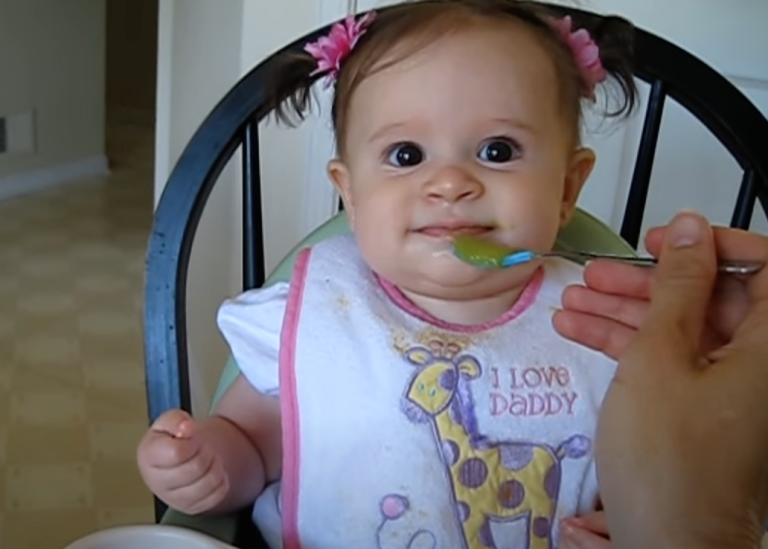 Tinley’s Green Gagging: A Hilarious Tale Of Baby Food Adventures