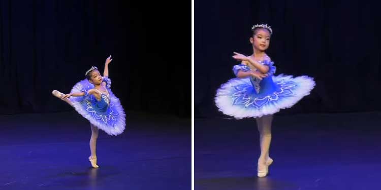 Adorable 6-Yr-Old Wins the Audience’s heart with her Cutest Ballet Dancing