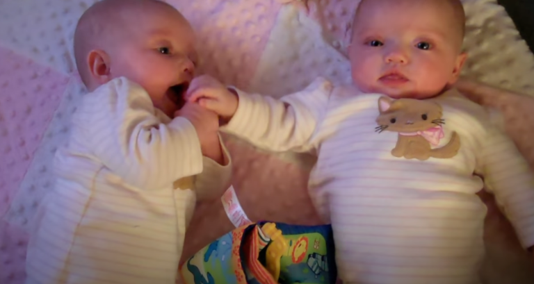 Double The Fun: Adorable Twins In Playful Harmony