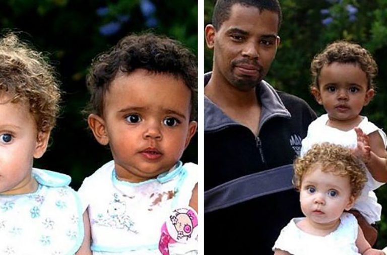 “Very beautiful babies. Both then and now.” One looks like her father, and the other is a copy of her mother