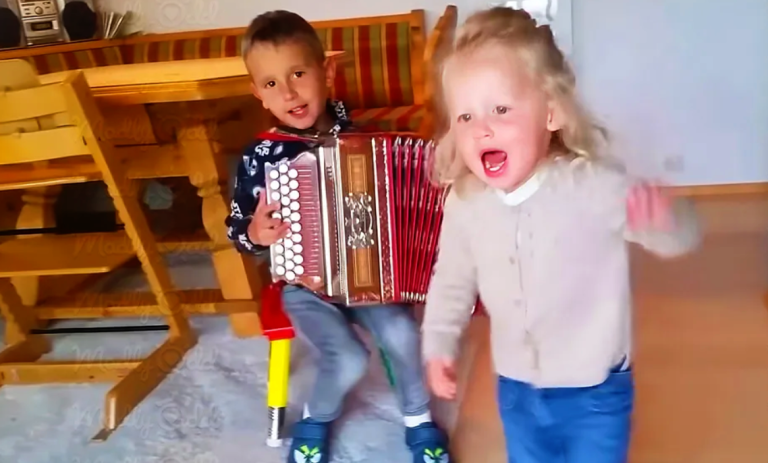 Tiny accordion wizard and dancing fairy sister enchant the world