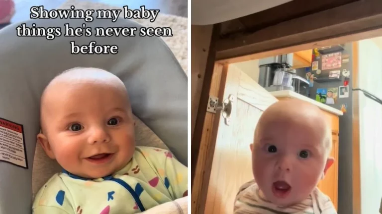 Baby Has Hilarious Reaction To Seeing Mundane Household Locations