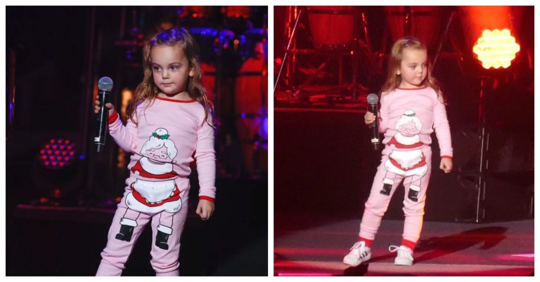 VIDEO: When Billy Joel’s daughter, who is just three years old, joined him onstage, she ended up stealing the show with her adorable dance moves…