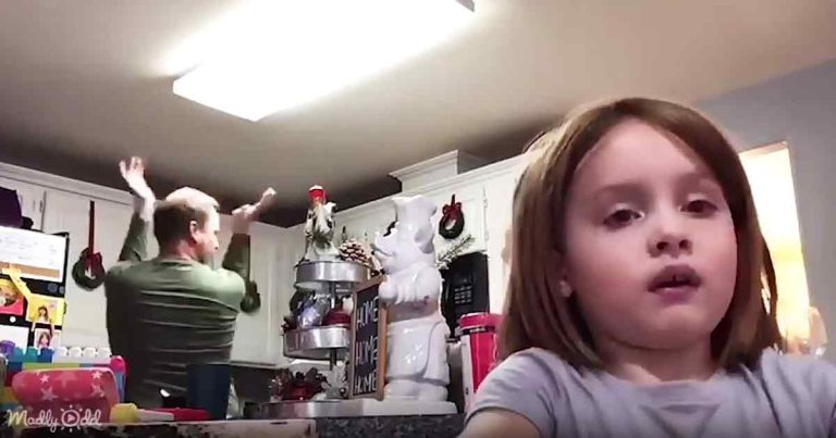 Dad steals the show with hilarious dance moves during daughter’s art class