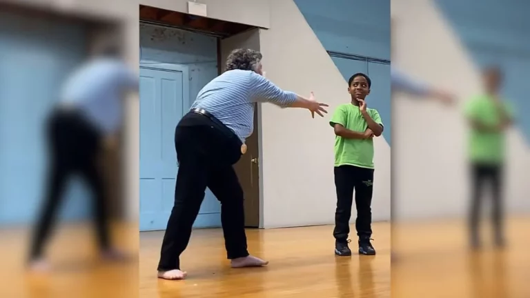 Teacher Challenges 8-Year-Old Student To “Veggie Dance” Dance-Off & Amazed Him With Impressive Moves!