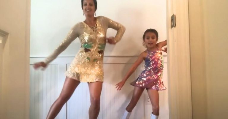 Professional dancer mom and daughter’s unique spin on ‘Footloose’ steals the show