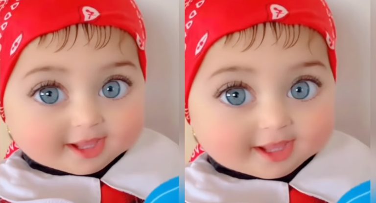 The Captivating Charm Of A Baby’s Big Blue Eyes