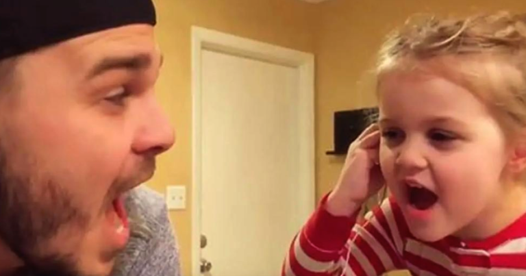 Little Girl Joins Daddy for a Duet, Song Choice is Stealing Everybody’s Heart