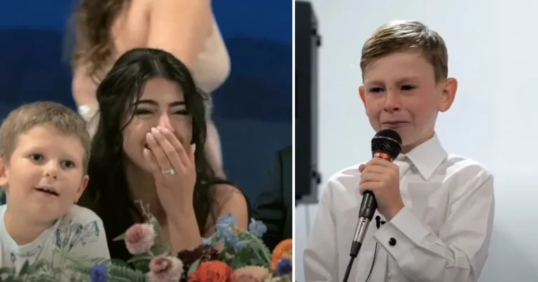 Heartfelt Wedding Speech From Brother Of Bride Leaves All In Tears And He’s Only 9 Years Old