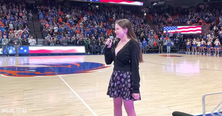 Young talent nails national anthem, brings tears to your eyes