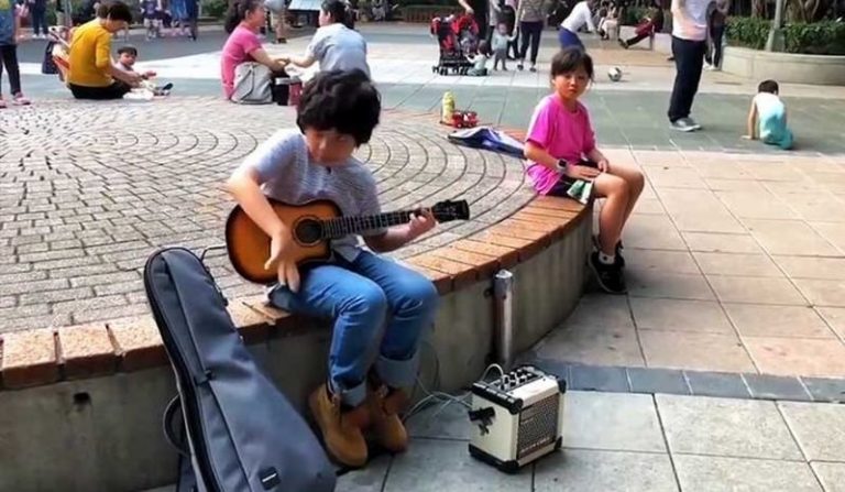 An Amazed Audience Watches as a Young Boy With Unbelievable Talent Plays “Classical Gas” on the Ukulele.