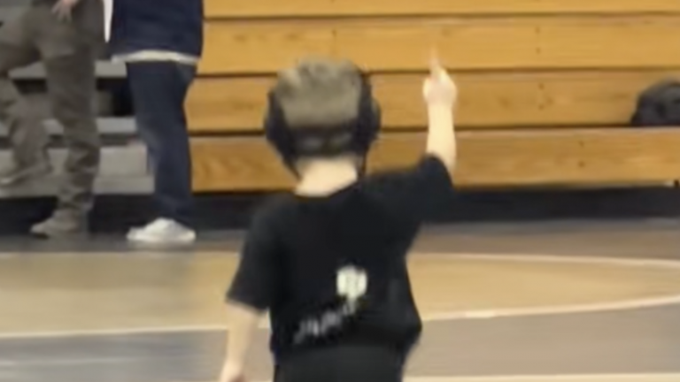 Two-Year-Old Wrestler Shows Absolute Determination In Adorable Video