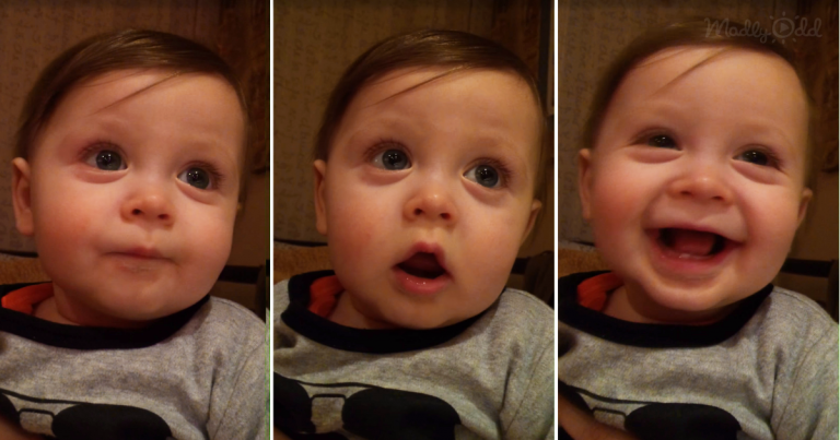 Adorable Baby Gets Very Emotional As He Listens To Andrea Bocelli Singing “Time To Say Goodbye”