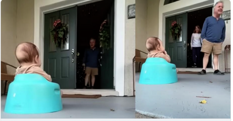 Mother Left Child At Grandparents Doorstep