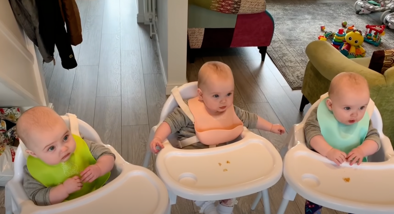 BABY TRIPLETS EAT LEMON FOR THE FIRST TIME